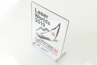 「ヨットレーザー級世界選手権」記念品販売コースター・アクリル盾