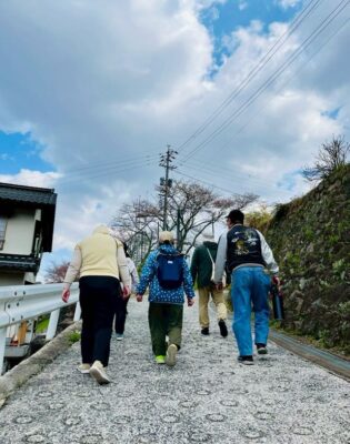 山歩き　江美城