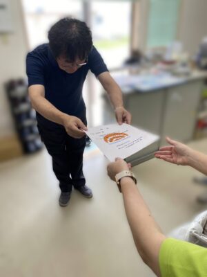 辞令交付の様子