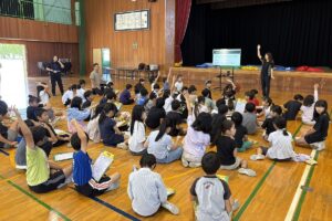quizに答える様子